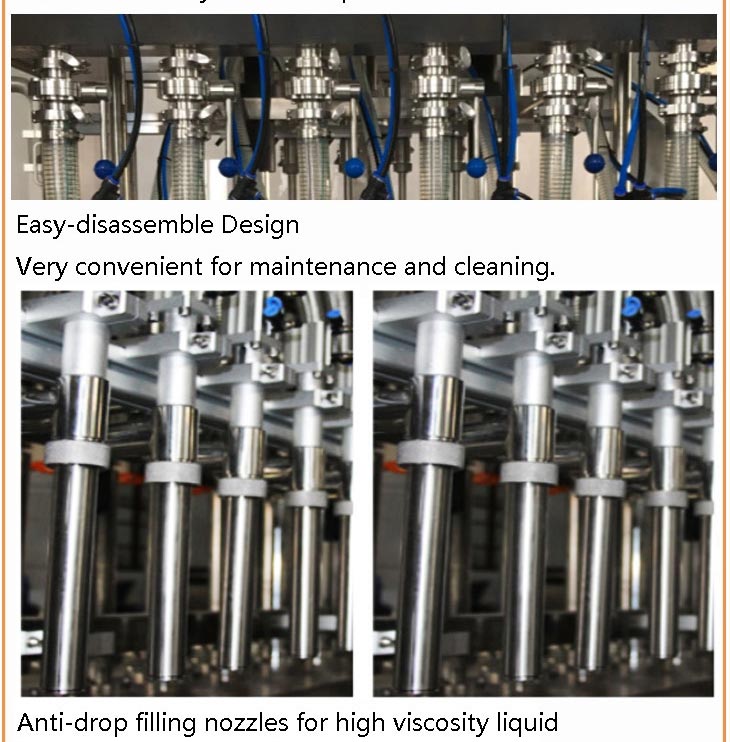 저렴한 충전 포장 항아리 꿀 병에 넣는 기계