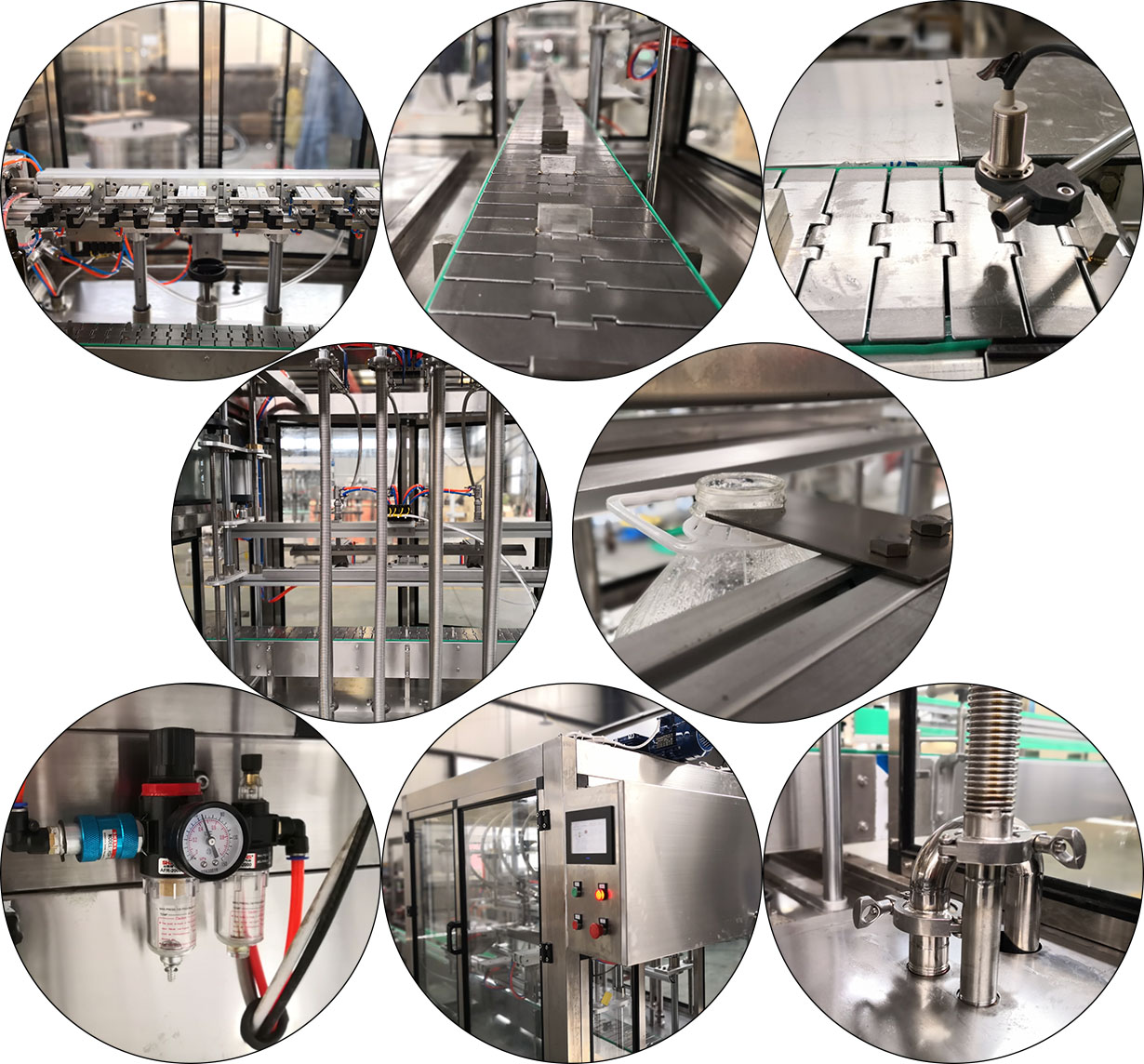 최고의 가격 5-100ml 공압 병 엔진 오일 충전 기계